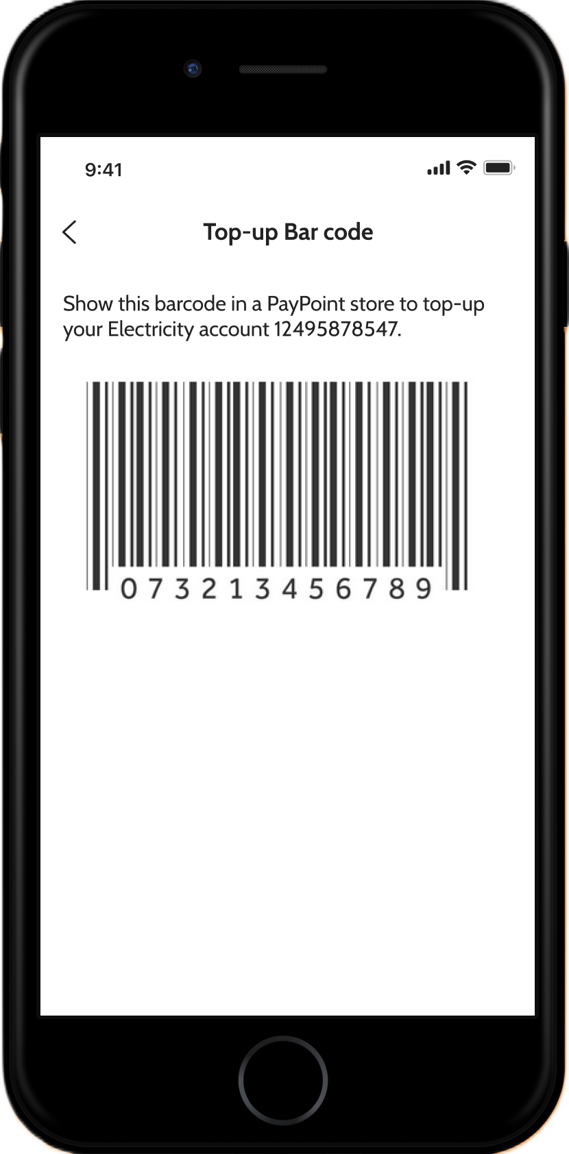 Freedom to top up
